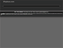 Tablet Screenshot of lifeplaza.com